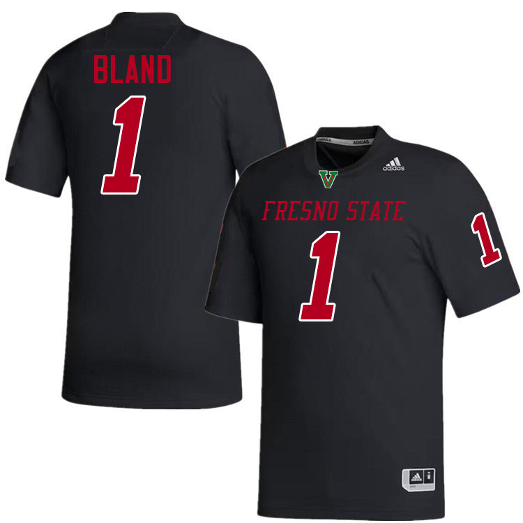 Fresno State Bulldogs #1 DaRon Bland College Football Jerseys,Uniforms-Black Fresno State Bulldogs #1 DaRon Bland College Football Jerseys,Uniforms-Black